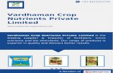Vardhaman crop nutrients private limited