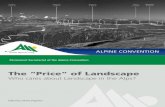 The Price of Lanscape - Who cares about Landscape in the Alps?