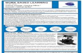 Job Profile - Work Based Learning