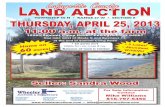 Prospectus for 4-25-2013 Wood Real Estate Auction