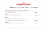 East London´s Weekly Specials 07.-13.11.2012