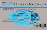 PC/104 and Small Form Factors Spring 2013 Resource Guide
