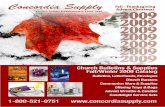 Concordia Supply Fall & Winter Bulletin Catalog