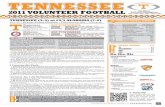 Tennessee Football at Alabama Week Eight Game Notes Package