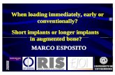 immediate loading long or short implants Marco Esposito