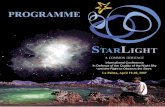 Programme: Starlight Conference 2007