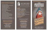 Auburn University - Biggio Center 2013 Brochure