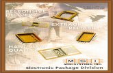 Mini-Systems, Inc. - Electronic Package Catalog