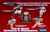2011 USI Men's Baseball Media Guide