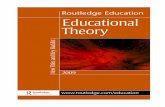 Educational Theory 2009 (UK): New Titles and Key Backlist
