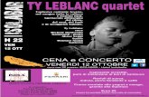 Concerto Ty Leblanc Quartet e cena Isola Temporary Restaurant
