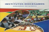 Anuario 12-13, Institutos Diocesanos