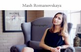 Mash Romanovskaya Photography. Elegant edition 2013-2014