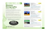 Human Geography new books subject leaflet