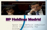 Spain says deficit reduction still top priority for economy-Knowhow