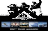 ISG - INTERNATIONAL SECURITY GROUP