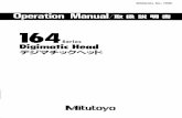 Meiji Techno: 164 Series Manual