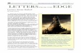 LETTERS FROM THE EDGE Letter from Babel
