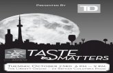 Taste Matters 2012 Complete Program