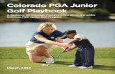Colorado PGA Junior Golf Playbook - March 2014