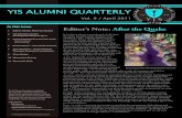 YIS Alumni Quarterly Spring 2011