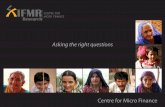Centre for Micro Finance Brochure