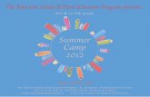 Lower School Summer Camp Brochure - English