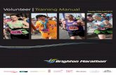 Brighton Marathon 2012 Volunteer Training Manual