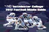 2012 Westminster College (Pa.) Football Media Guide