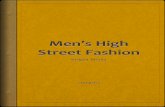 Men's High Streen Fashion