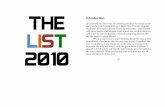 The List 2010