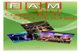 FAM Church Bulletin  June 1, 2014