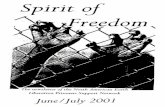 Spirit Of Freedom - June / July 2001