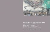 Dean Kelly, modus operandi, October 2008 (Kenny Gallery, Galway, Ireland)