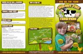 Walnut Tree farm Park leaflet