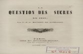La Question des sucres en 1843
