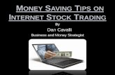 Money Saving Tips on Internet Stock Trading