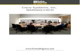 Cisco Systems, Inc. Nasdaq:CSCO Upgrade