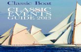 Classic Boat Events Guide 2013