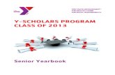 Y-Scholars Class of 2013 Yearbook