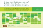 Interim Estimates of CO2 Emissions for Central Kalimantan.