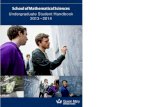 Queen Mary Maths Undergraduate Handbook 2013-14