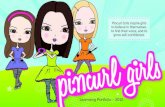 Pincurl Girls Licensing Portfolio 2012