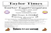 April 2011 Edition of the Taylor Times