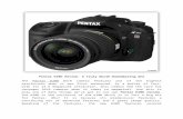Pentax K20D Review- A Truly Worth-Remembering One