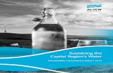Sustaining the Capital Region's Water - Sustainability Performance Report 2013