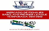 Mercado de Fichajes Barclays Premier League 2011-2012
