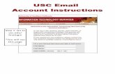 USC Email Account Instructions