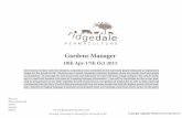 ridgedale PERMACULTURE Kitchen Garden Manager