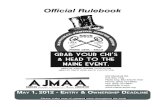 AJMAA 2012 Official Rulebook